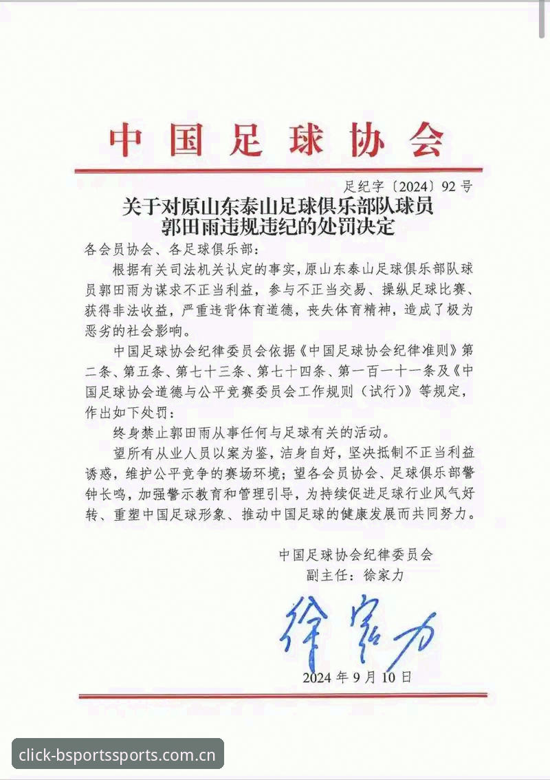 3大信号解读足协第三批禁足名单：65人遭重罚，中国足球反腐进入深水区